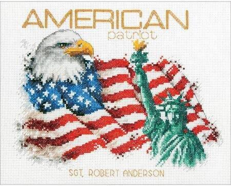 Dimensions American Patriot cross stitch kit