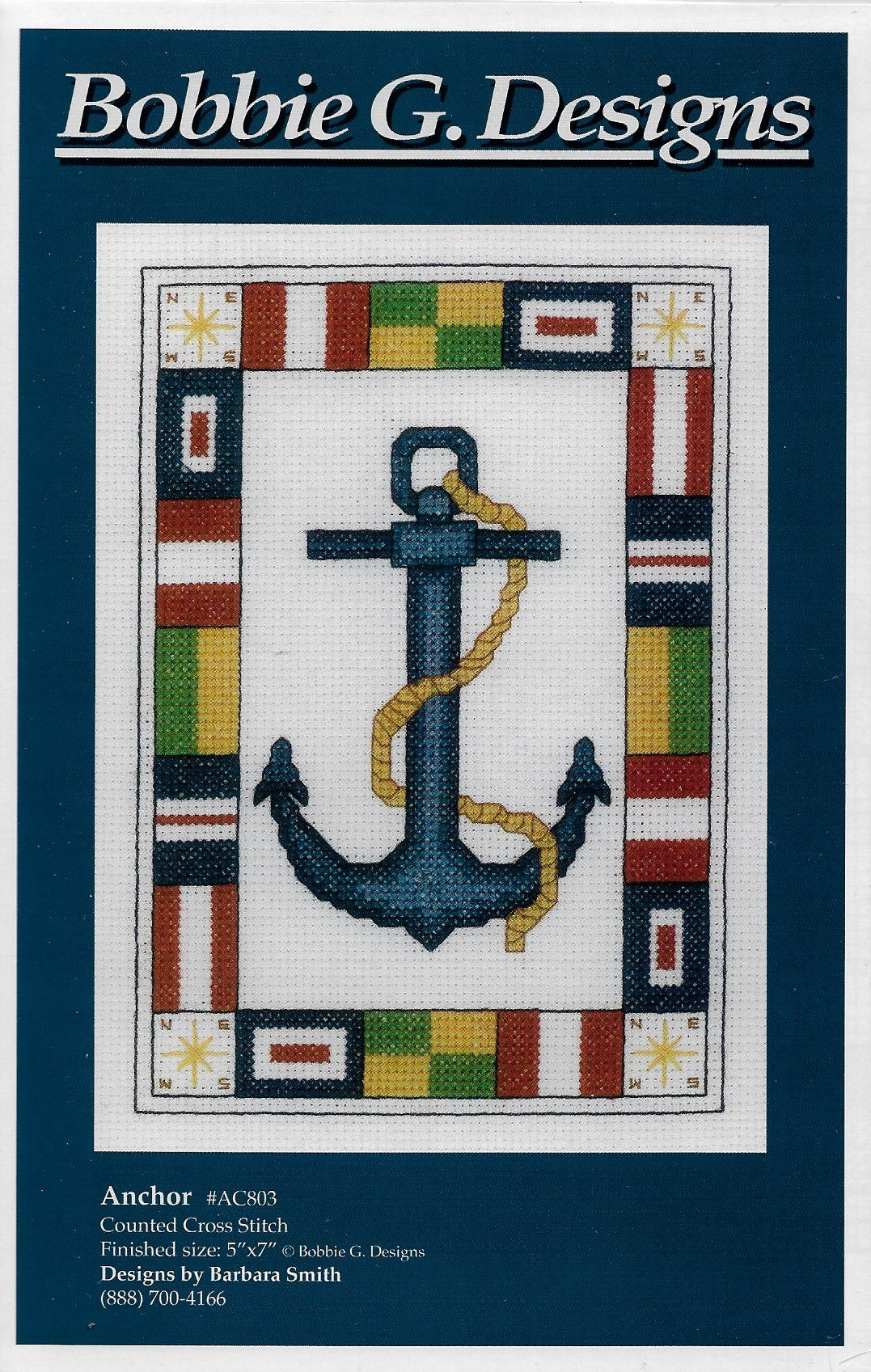 Bobbie G. Anchor cross stitch pattern