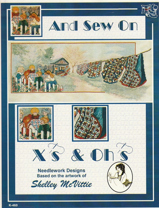 X's & Oh's And Sew On K-460 cross stitch pattern