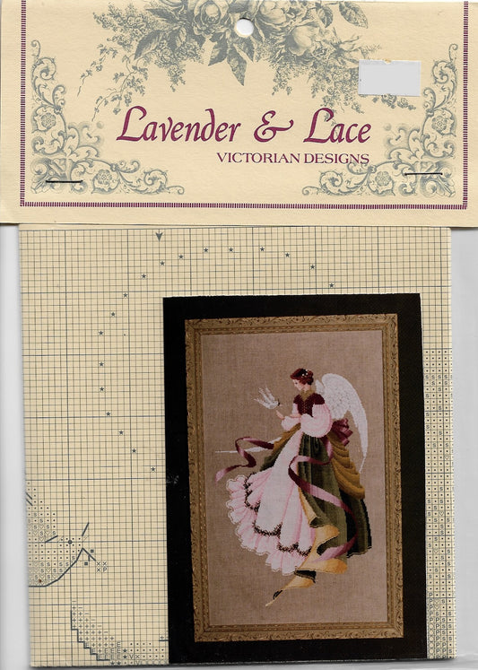 Lavender & Lace Angel of Grace L&L15 cross stitch pattern