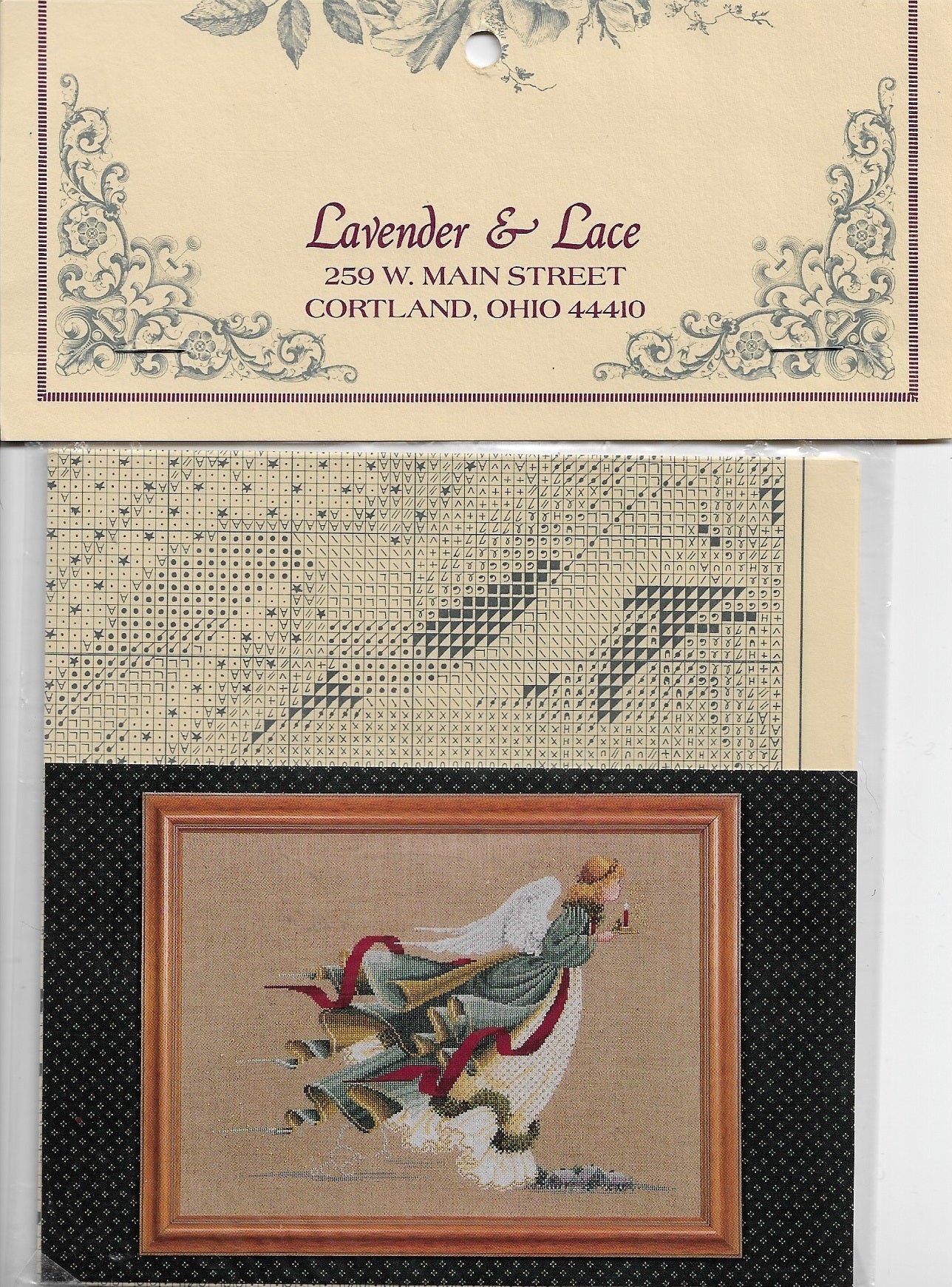 Lavender & Lace Angel of Light L&L7 cross stitch pattern