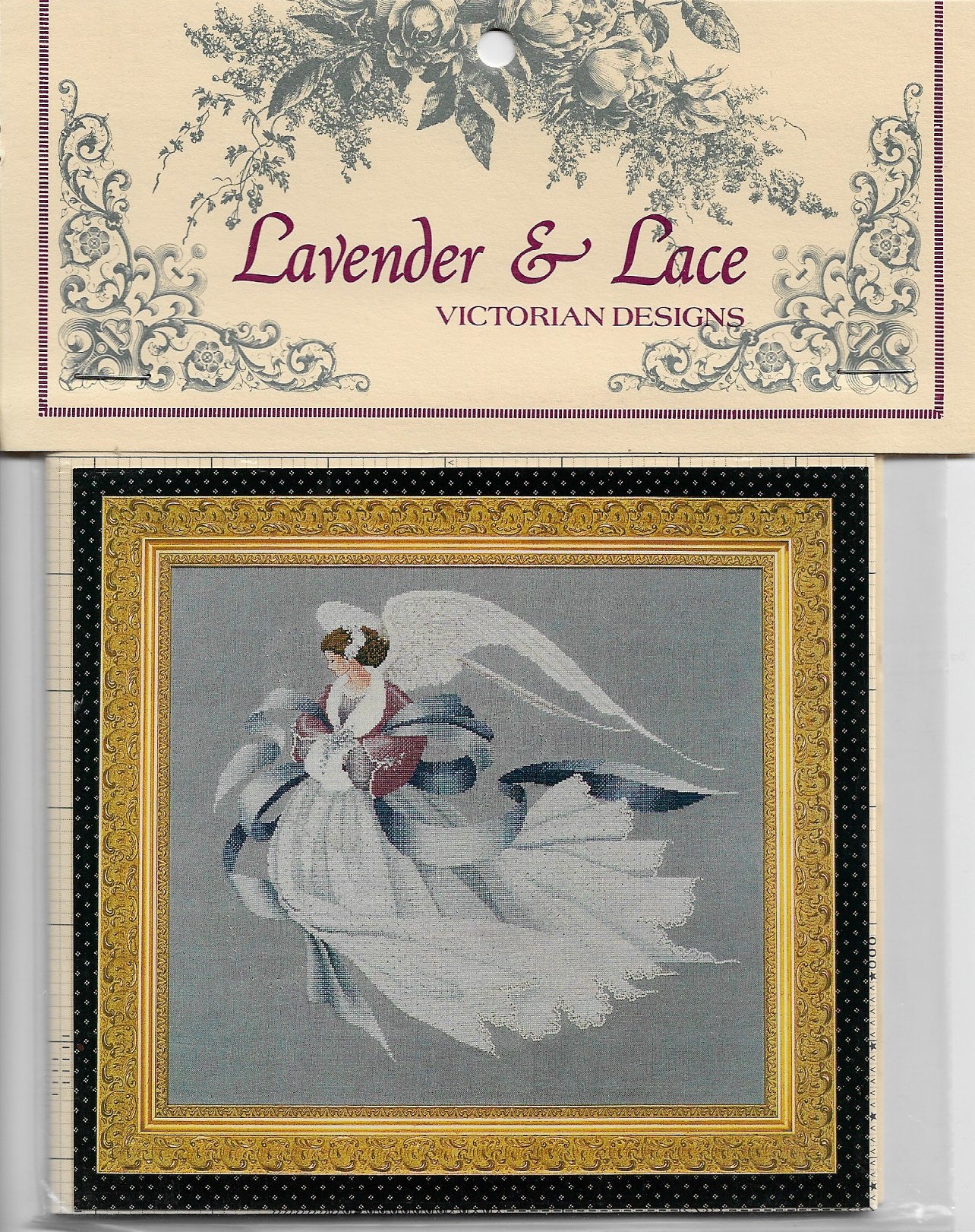 Lavender & Lace Angel of Winter L&L33 cross stitch pattern
