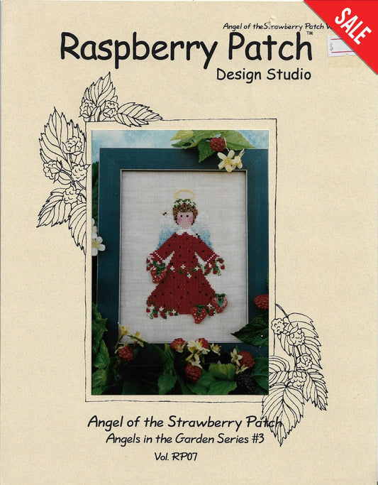 Douglas Designs Angel of the Strawberry Patch cross stitch pattern