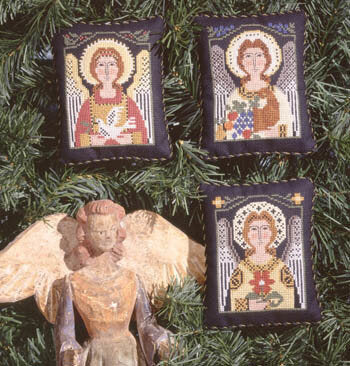 Prairie Schooler Angels PS42 reprint cross stitch pattern