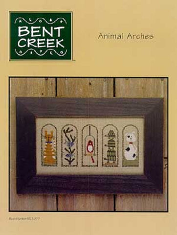 Bent Creek Animal Arches BC1077 cross stitch pattern