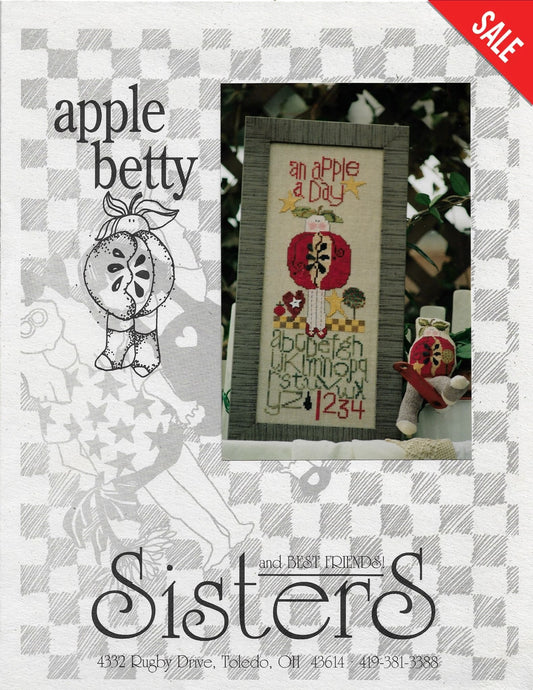 Sisters & Best friends Apple Betty cross stitch pattern