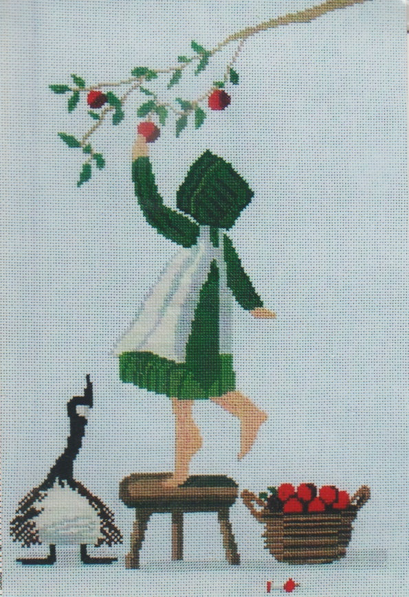 Diane Graebner Apple Pickin', DGX-135 cross stitch pattern