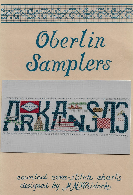 oberlan Arkansas cross stitch pattern