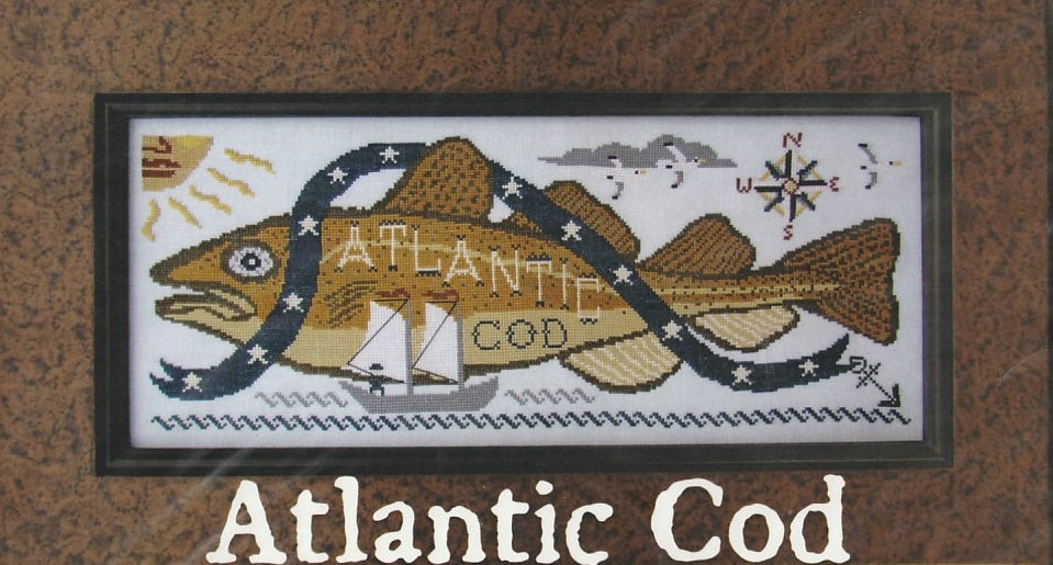 Carriage House Atlantic Cod cross stitch pattern