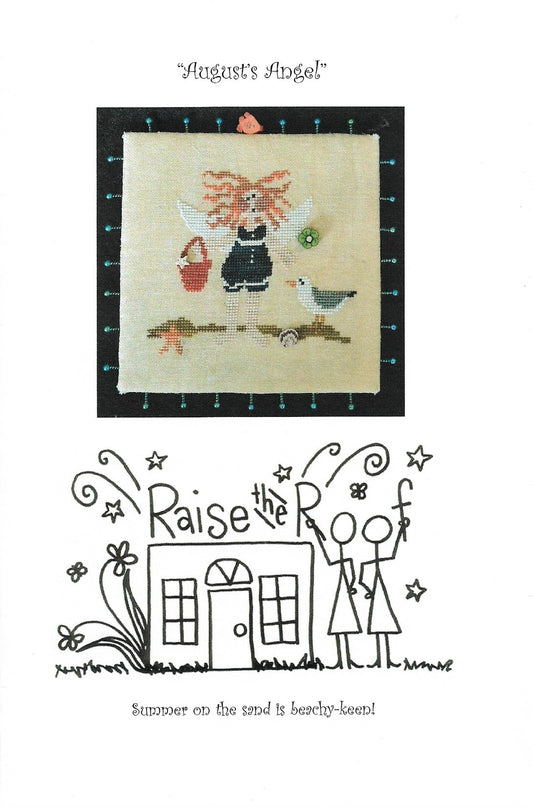 Raise the Roof August's Angel cross stitch pattern