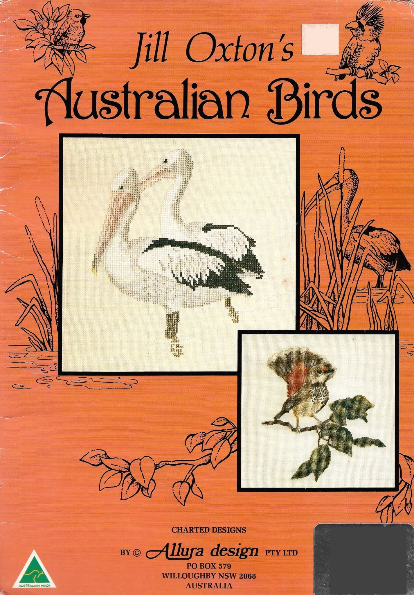 Bird Pattern Simple Australian Australian Birds pattern – Sandra's Stitch Stash