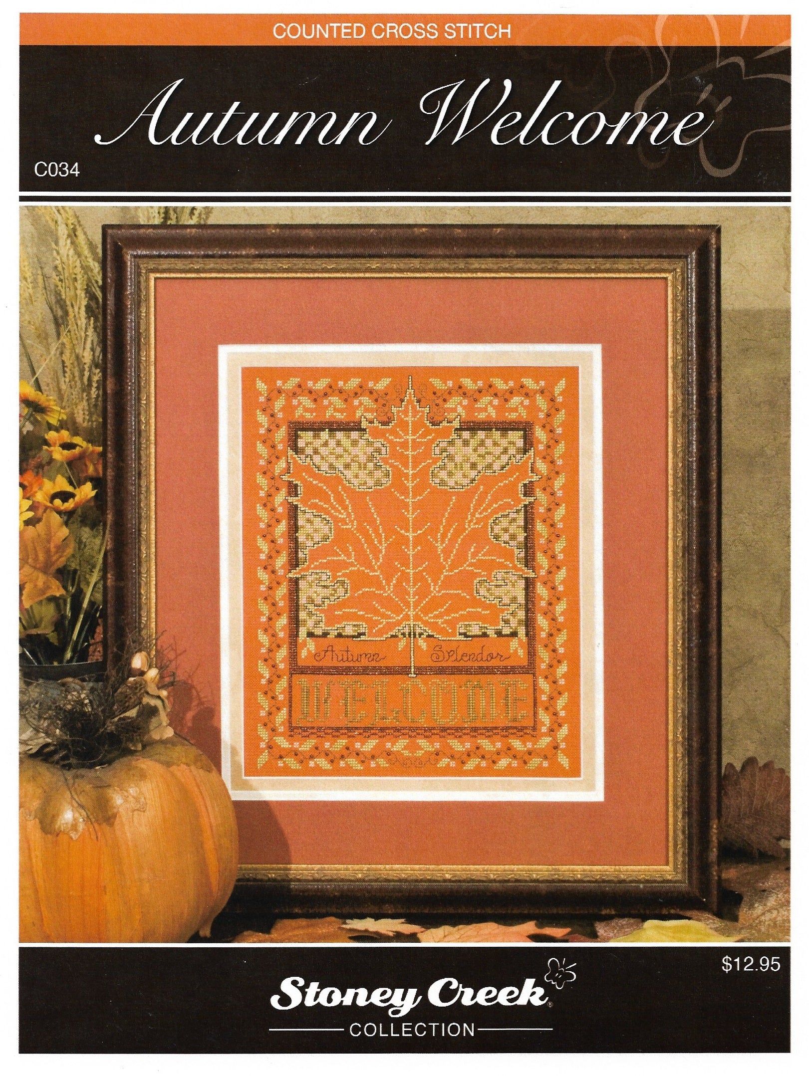 Stoney Creek Autumn Welcome C034 cross stitch pattern