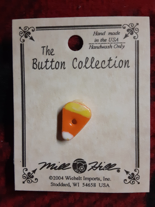 Mill Hill Petite Candy Corn button