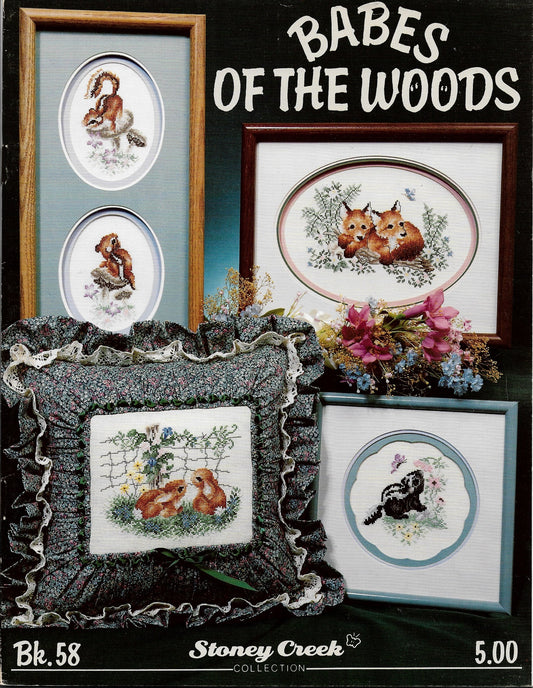 Stoney Creek Babes of the Woods BK58 cross stitch pattern