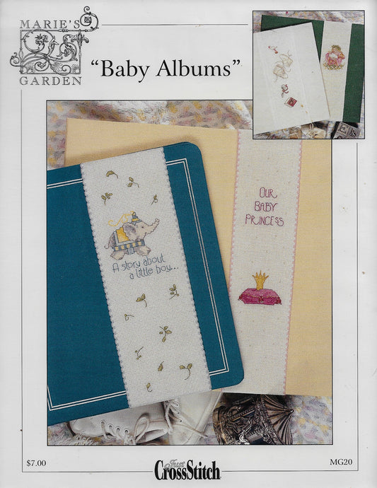 Just Cross Stitch Marie's Garden Baby Album cross stitch pattern