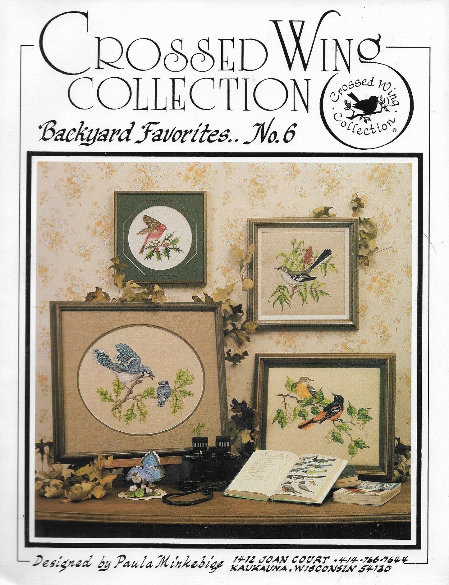 Crossed Wing Collection Backyard Favorites No. 6 cross stitch pattern