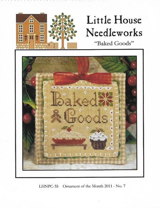 Little House Needlework Baked Goods cross stitch pattern