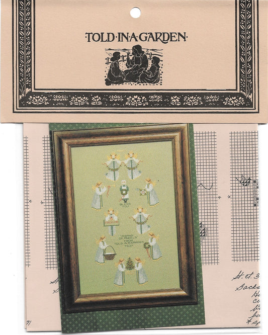 Told In A Garden A Band Of Angels cross stitch pattern