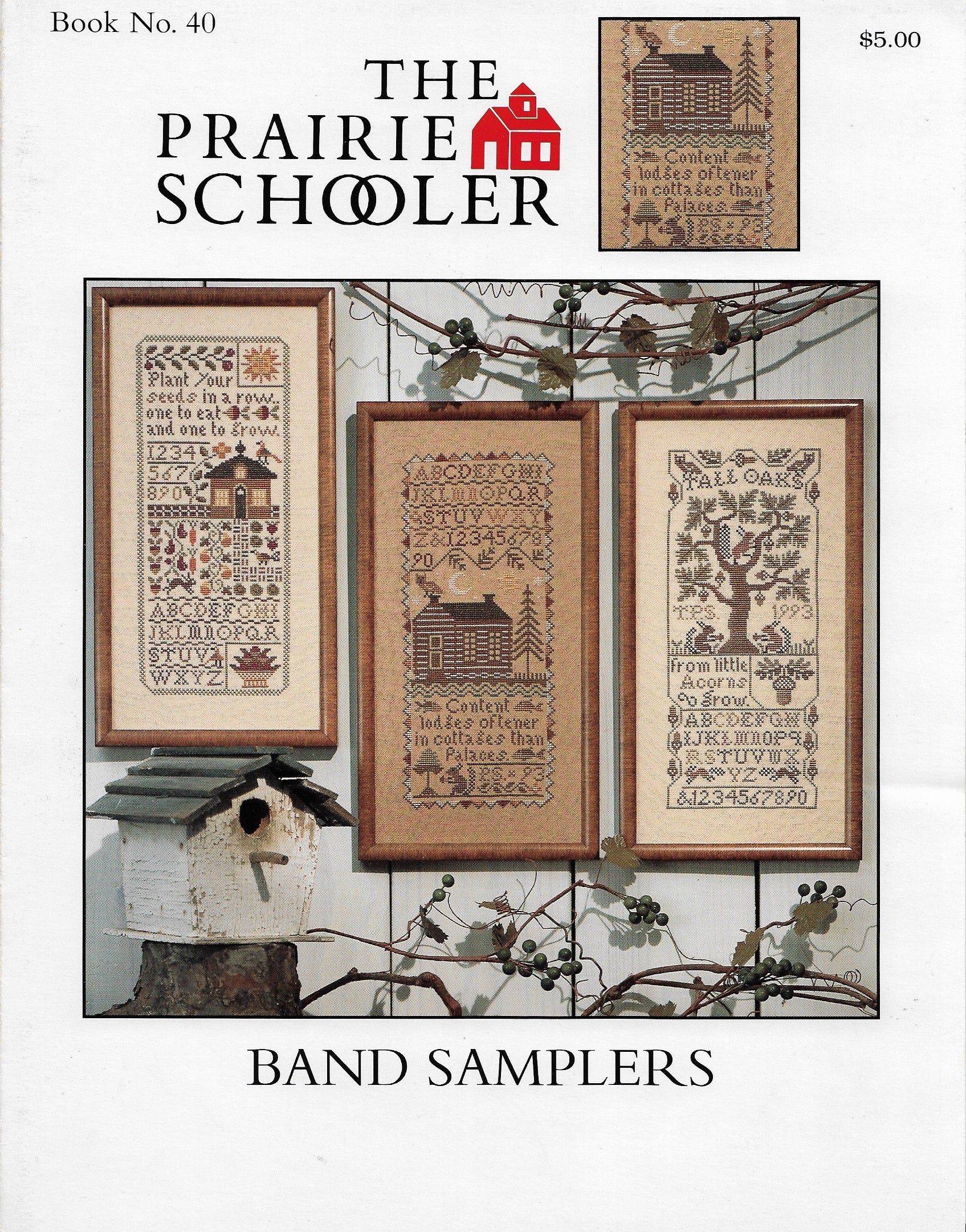 Prairie Schooler Band Samplers cross stitch pattern