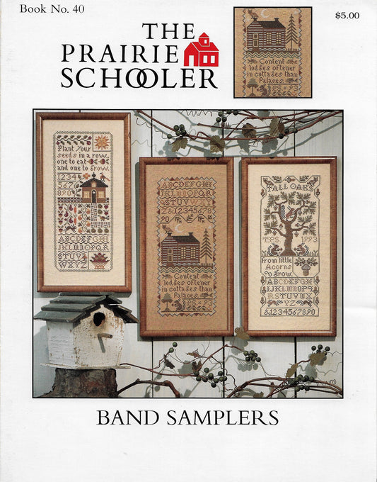 Prairie Schooler Band Samplers cross stitch pattern