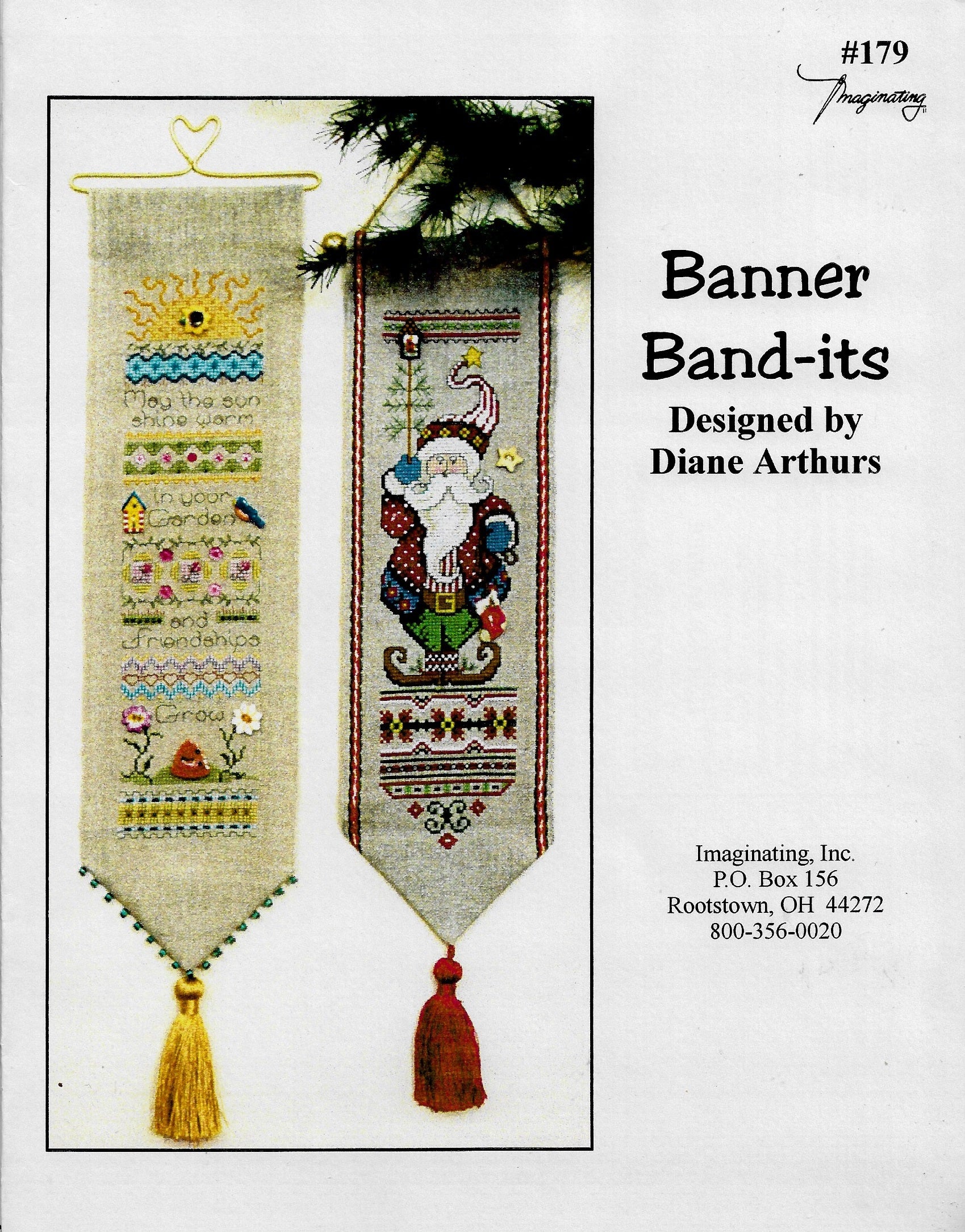 Imaginating Banner Band-its 179 christmas cross stitch pattern