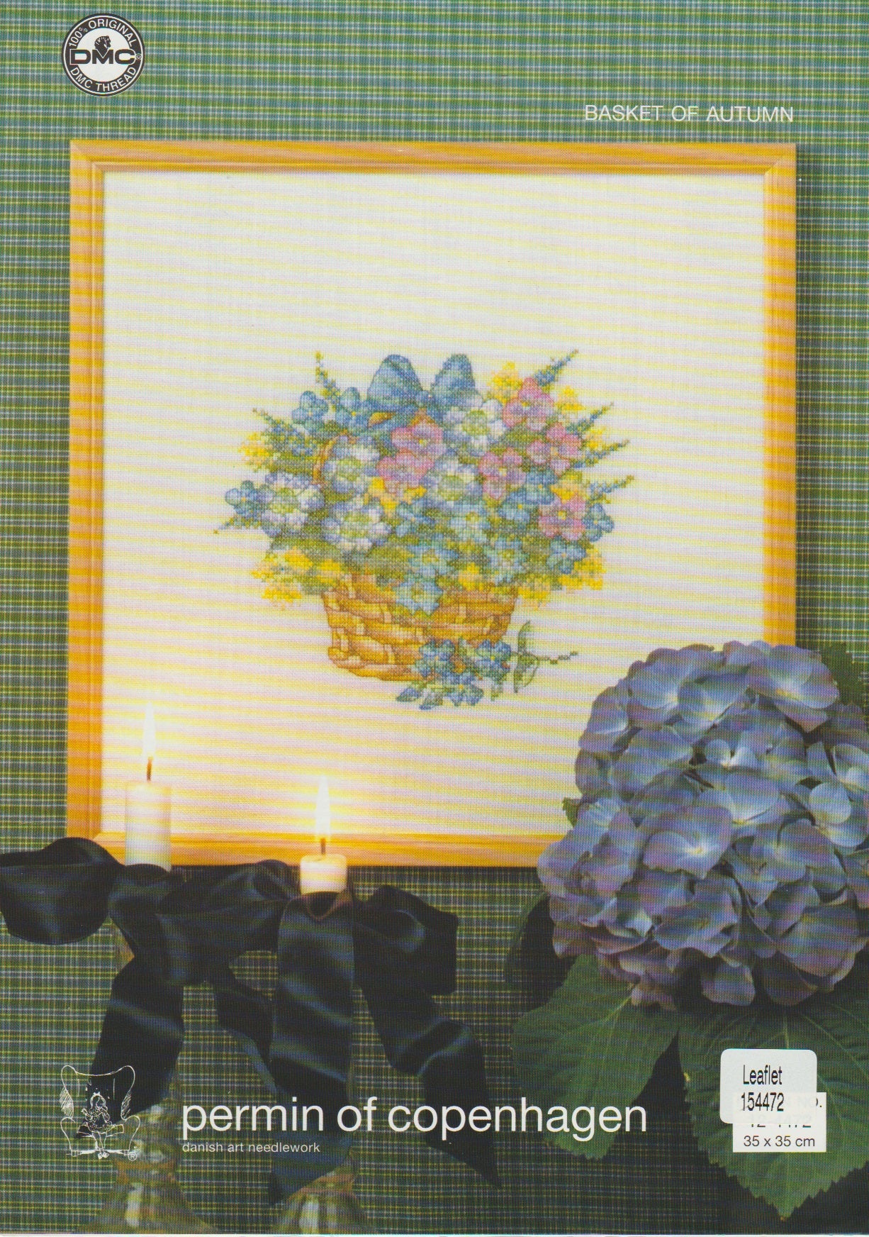 Permin of Copehagen Basket of Autumn cross stitch pattern