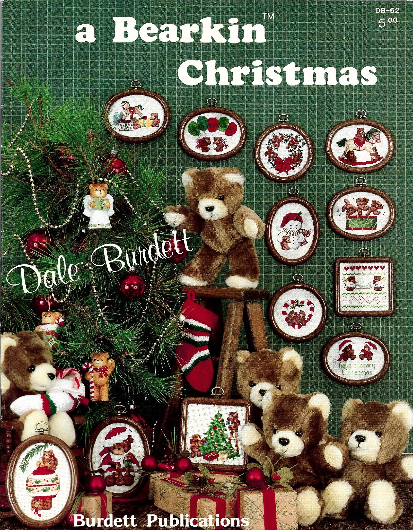 Dale Burdett A Bearkin christmas cross stitch ornament pattern