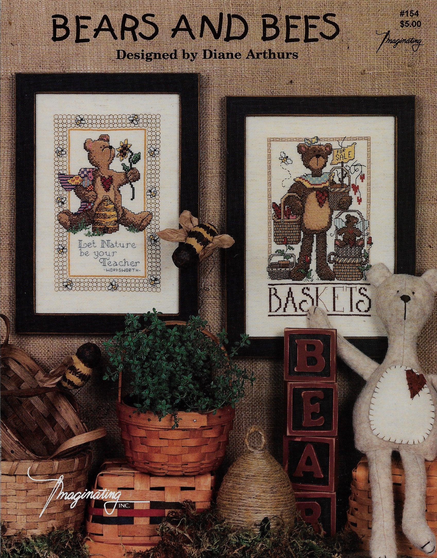 Imaginating Bears and Bees 154 cross stitch pattern