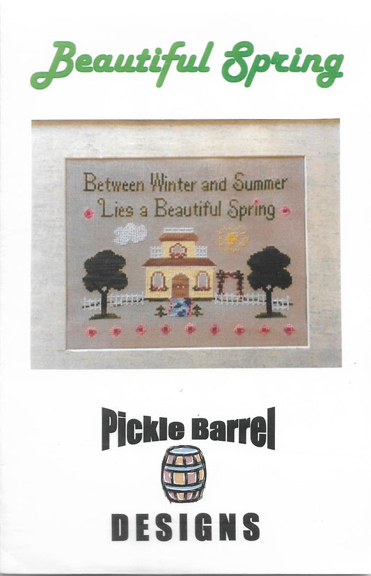 Picckle Barrel Designs Beautiful Spring cross stitch pattern