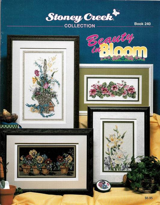 Stoney Creek Beauty in Bloom BK240 flowers cross stitch pattern