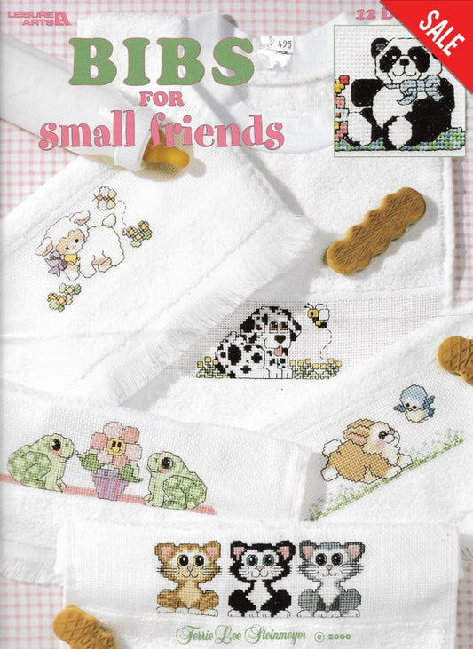 Leisure Arts Bibs for Small friends cross stitch pattern