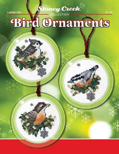 Stoney Creek Bird Ornaments LFT349 cross stitch booklet