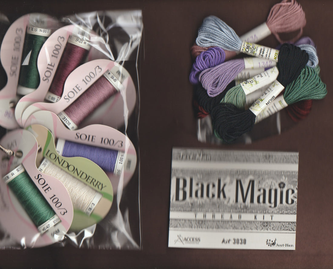 Black Magic Thread Pack – Sandra's Stitch Stash