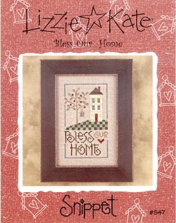 Lizzie Kate Bless Our Home LKS47 cross stitch pattern