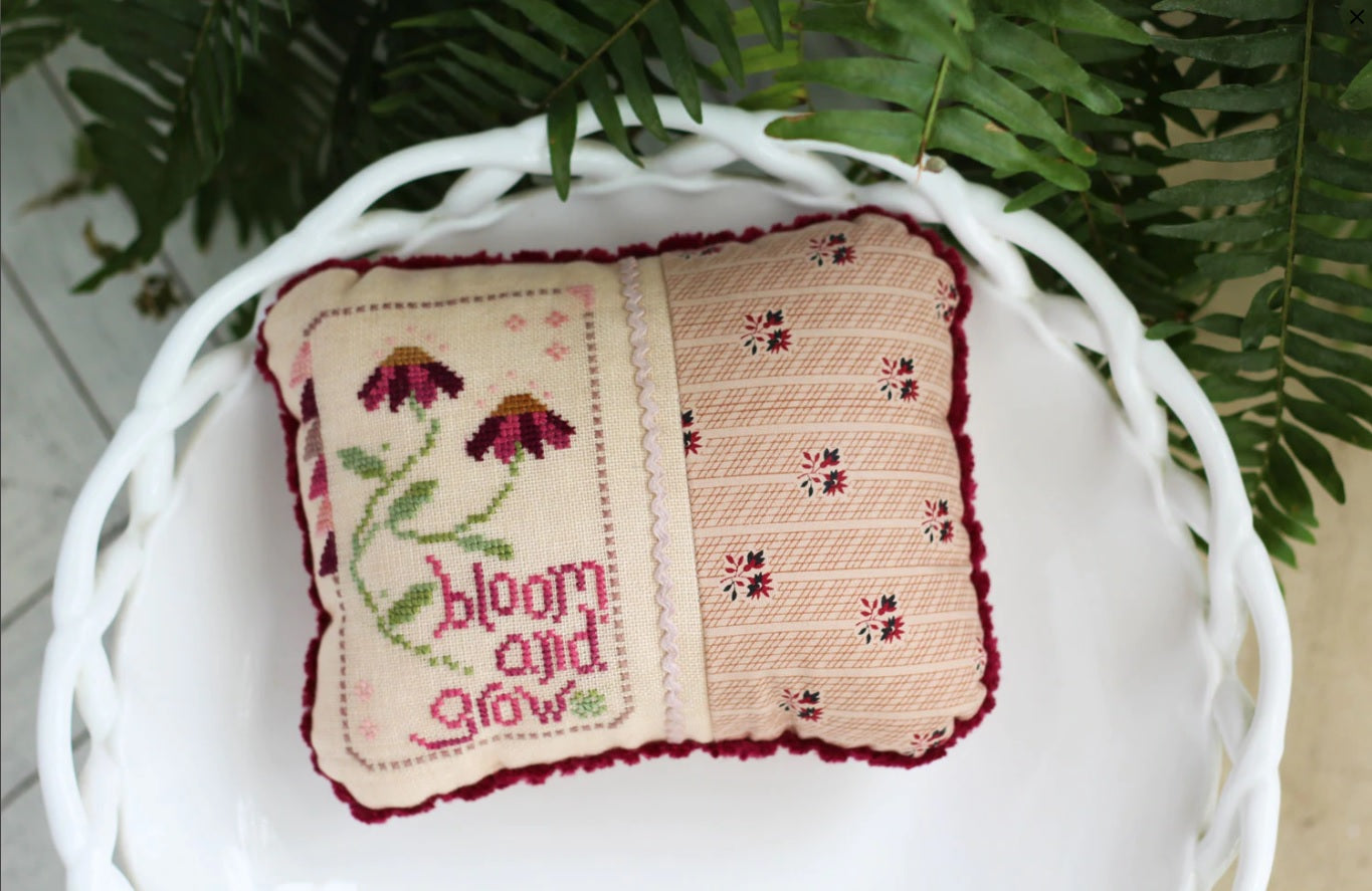 October House Bloom and Grow cross stitch pattern