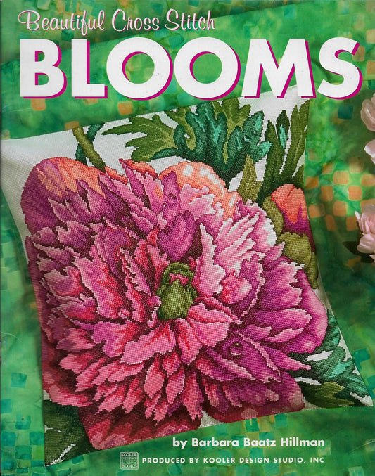 Leisure Arts Kooler Designs Blooms flower cross stitch pattern