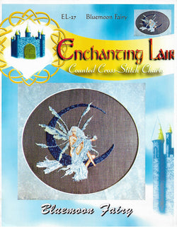 Enchanting Lair Bluemoon Fairy EL-27 fantasy cross stitch pattern