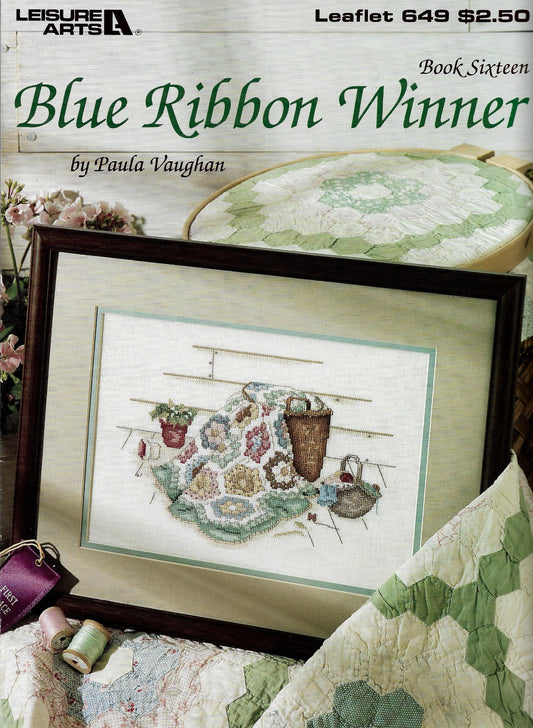 Leisure Arts Blue Ribbon Winner 649 Paula vaughan cross stitch pattern