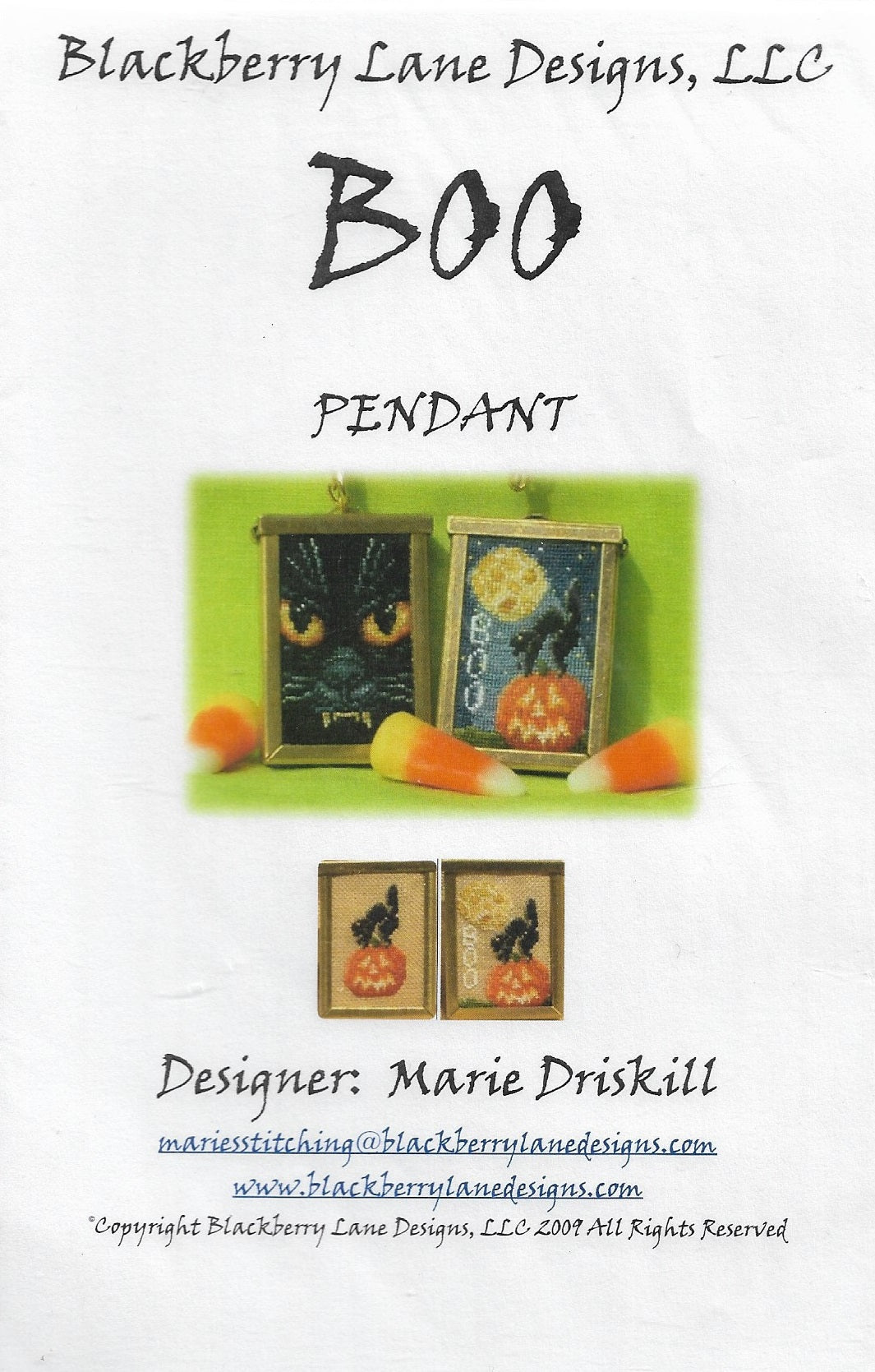 Boo Pendant pattern – Sandra's Stitch Stash