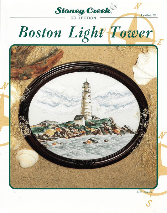 Stoney Creek Boston Light Tower, LFT93 cross stitch pattern