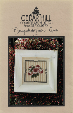 Cedar Hill Bouquets de Jardin - Roses cross stitch pattern