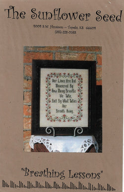 The Sunflower Seed Breathing Lessons cross stitch pattern