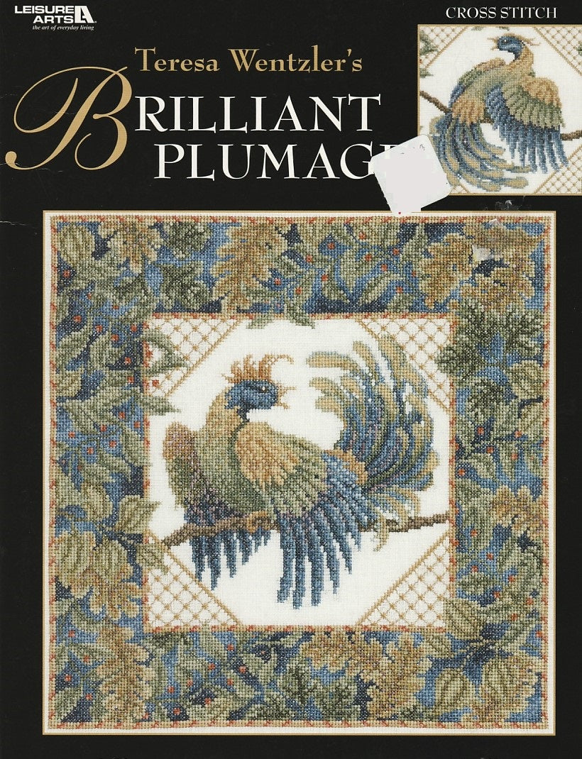 Leisure Arts Brilliant Plumage 3936 cross stitch pattern