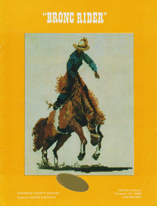 Bronc Rider pattern – Sandra's Stitch Stash
