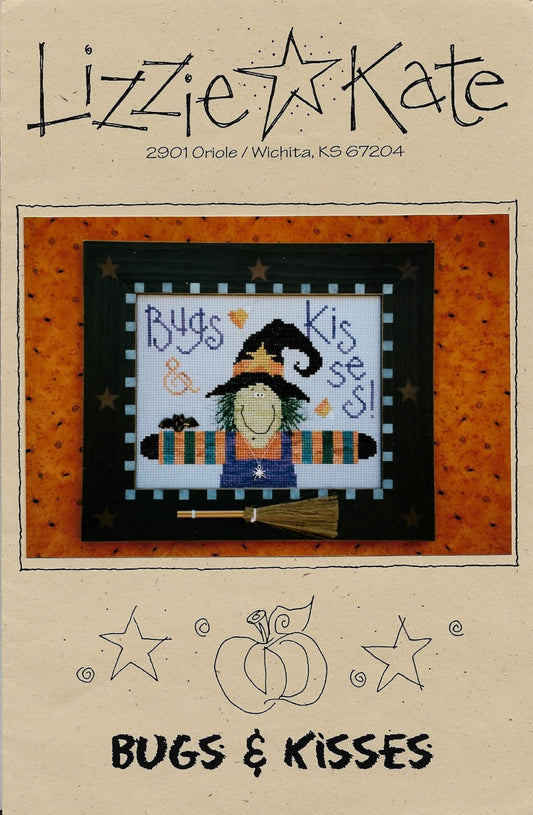 Lizzie Kate Bugs & Kisses LK043 halloween cross stitch pattern