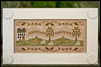Country Cottage Needleworks Bunny Hop Easter cross stitch pattern
