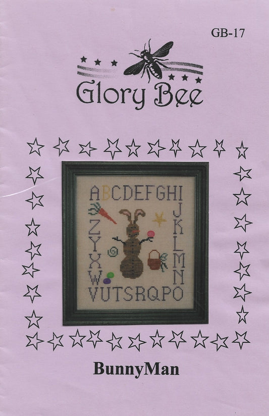 Glory Bee Bunnyman GB-17 Easter cross stitch pattern