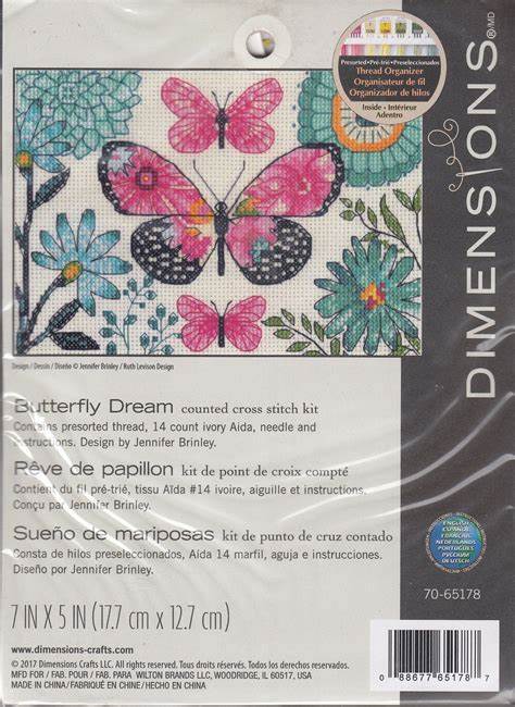 Dimensions Butterfly Dream 70-65178 cross stitch kit