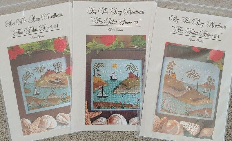 By The Bay Needleart The Tidal River (set of 3) cross stitch pattern