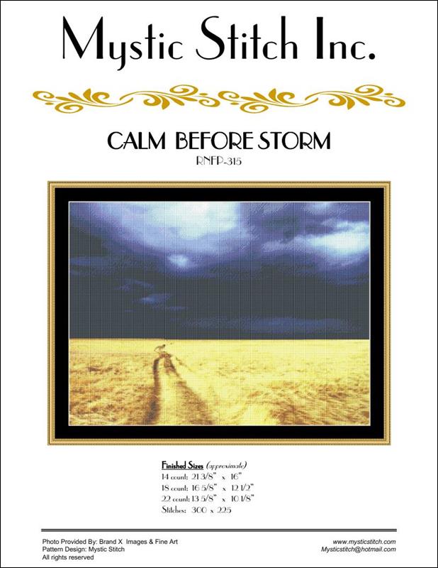 Mystic Stitch Calm Before Storm RNFP-315 cross stitch pattern